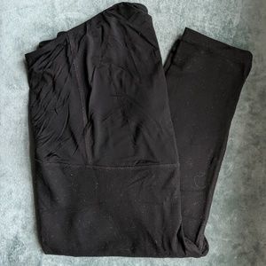 Black maternity leggings